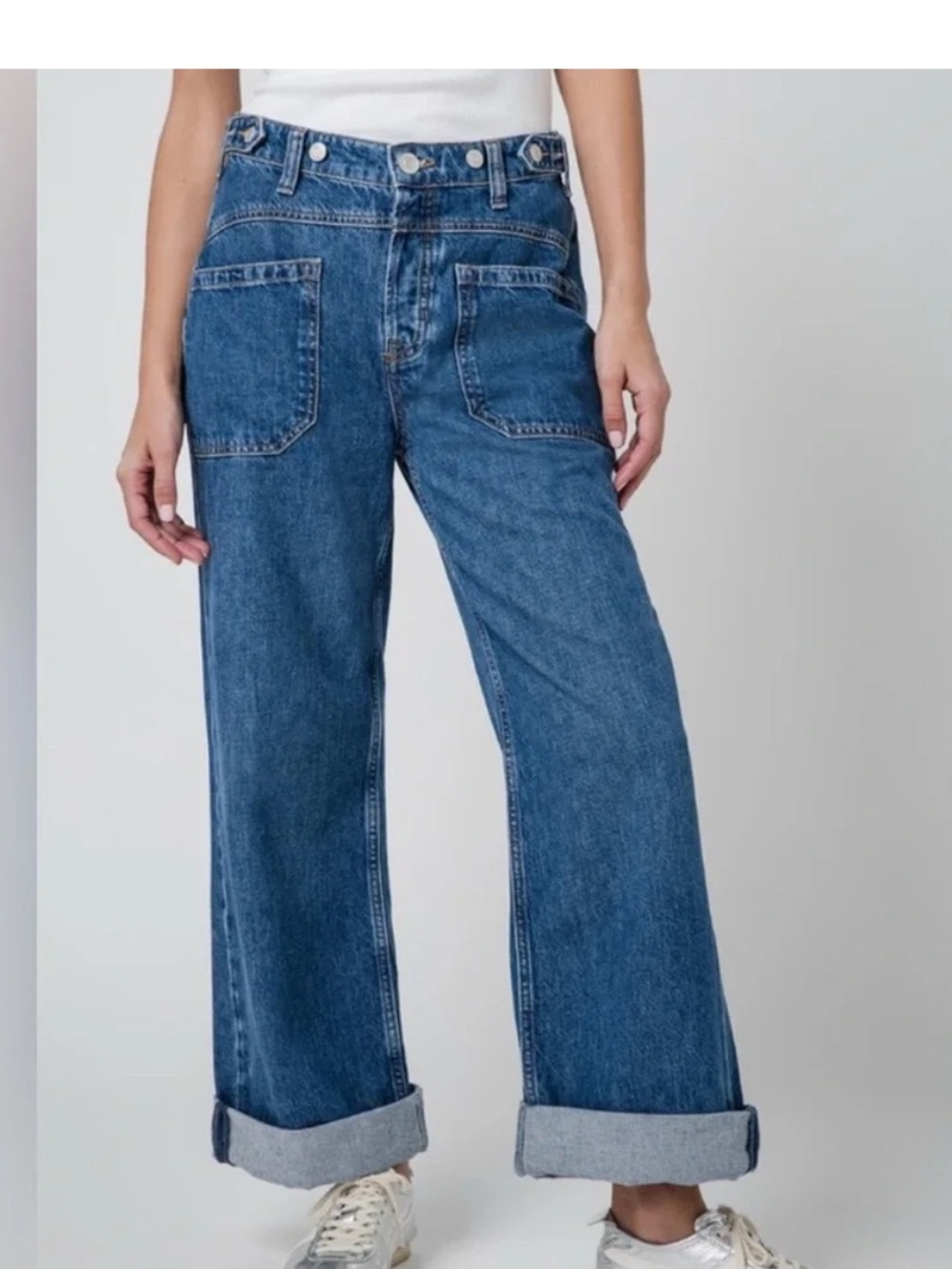 We The Free Palmer Cuffed Jeans Size 29